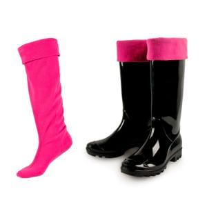 Chaussettes SOXO pour les bottes de pluie pour les femmes