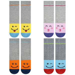 Ensemble de 4x Chaussettes pour enfants SOXO colorées