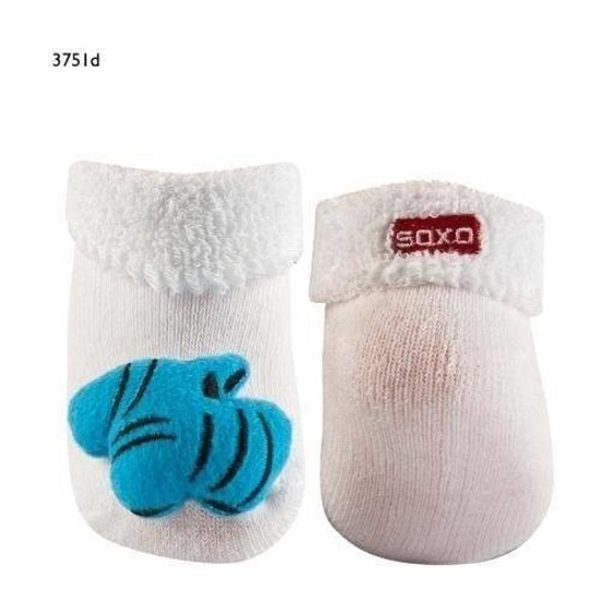 Chaussettes SOXO avec l'hochet pour les bébés