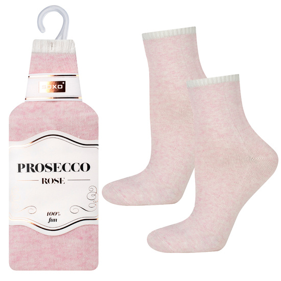 Chaussettes femme SOXO | Prosecco en banderole | idée cadeau pour une copine | le jour de la saint nicolas