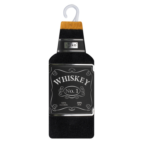 Chaussettes homme SOXO whisky dans une bande | cadeau pour lui | le jour de la saint nicolas