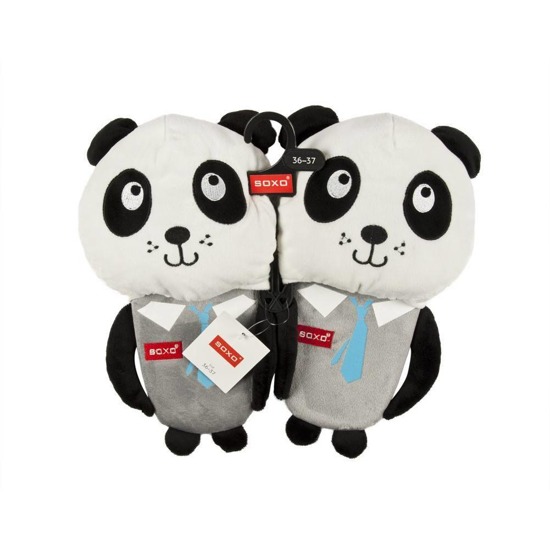 Chaussons colorés pour femmes SOXO panda