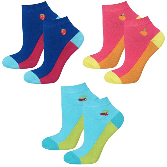 Lot de 3 paires de chaussettes colorées pour femmes SOXO