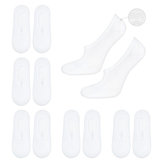 Lot de 6 paires de chaussettes blanches SOXO pour homme