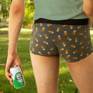 Caleçon pour homme SOXO en forme de canette de bière et chaussettes pour homme en forme de canette - cadeau amusant pour un homme
