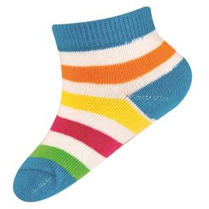 Chaussettes bébé SOXO colorées à rayures