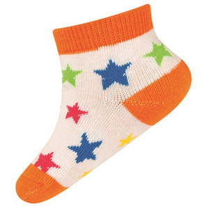 Chaussettes bébé SOXO colorées avec étoiles