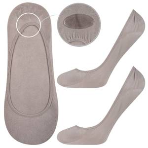 Chaussettes femme SOXO grises classiques avec silicone