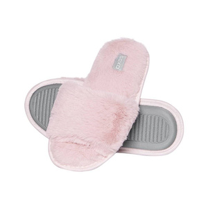 Chaussons SOXO rose à semelles dures