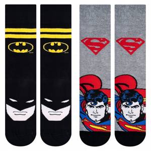 Lot de 2 chaussettes colorées SOXO GOOD STUFF pour homme Batman et Superman DC Comics