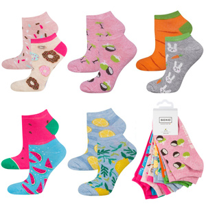 Lot de 5 paires de chaussettes colorées SOXO pour femmes