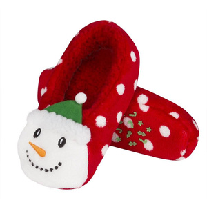 SOXO Chaussons de Noël Femme 3D - "Bonhomme de neige"