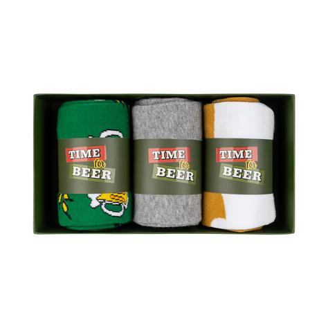 Chaussettes homme SOXO couleur bière - 3 paires 