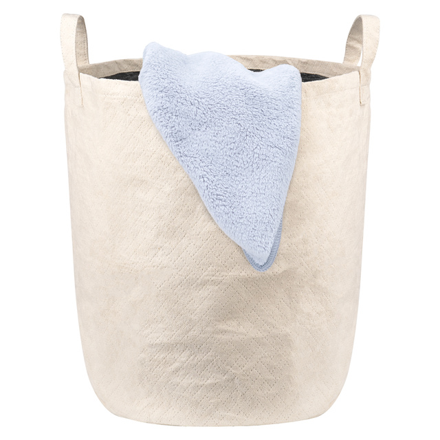 Panier à linge pliant Momo Way beige