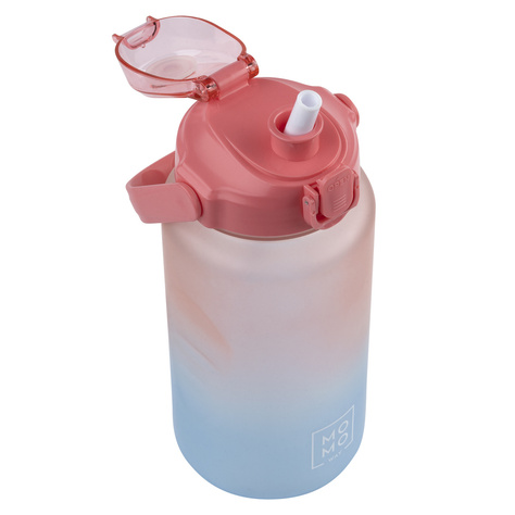 Bouteille d'eau 1.5L rose et bleu | BPA free 