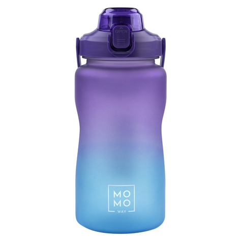 Bouteille d'eau 1.5L violet et bleu | BPA free 