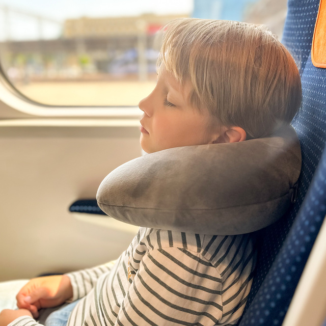 MOMO WAY oreiller de voyage multifonctionnel éléphant | croissant | oreiller de cou