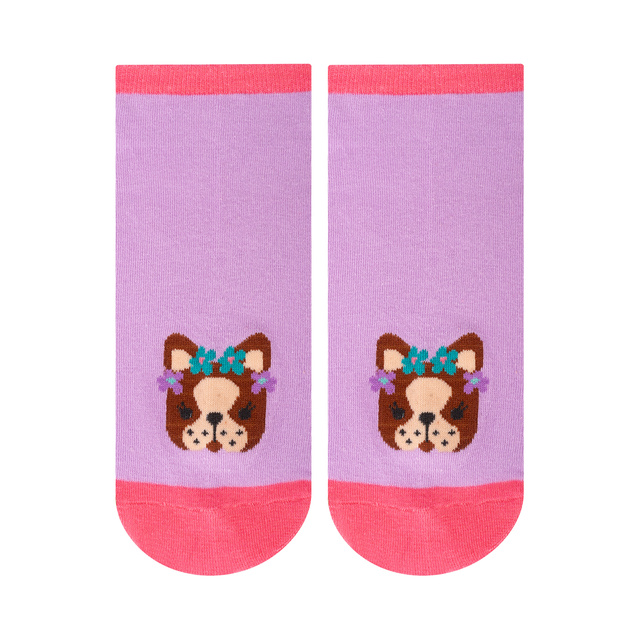 Lot de 5x chiens de pieds colorés pour dames SOXO