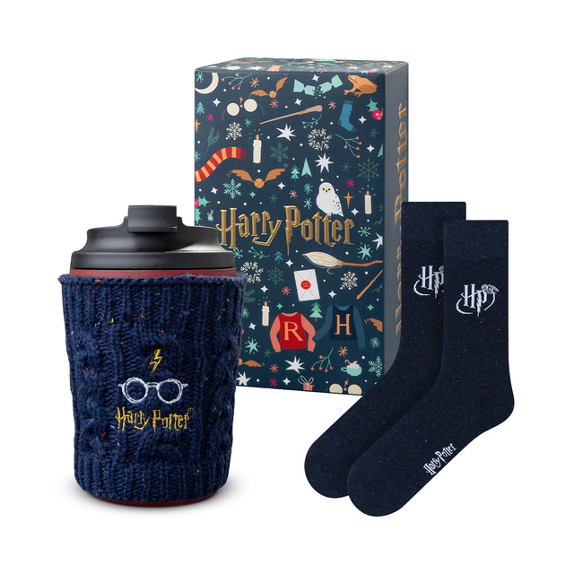 Coffret Cadeau Chaussettes Harry Potter + Mug Isotherme