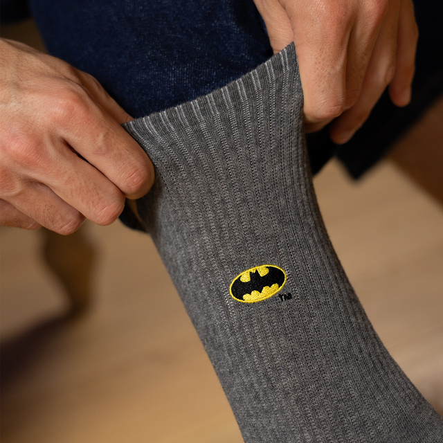 Set Batman mug chaussettes et porte-clés