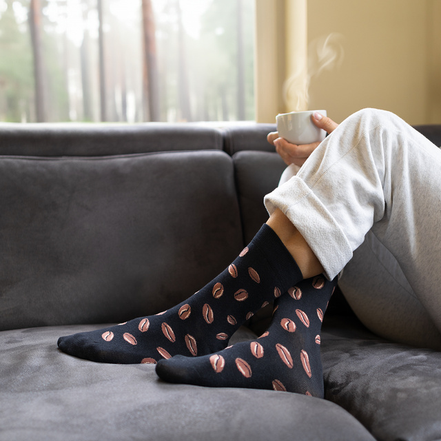 Chaussettes pour femmes Soxo espresso