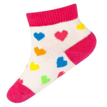 Lot de 2x chaussettes bébé SOXO à motifs colorés 