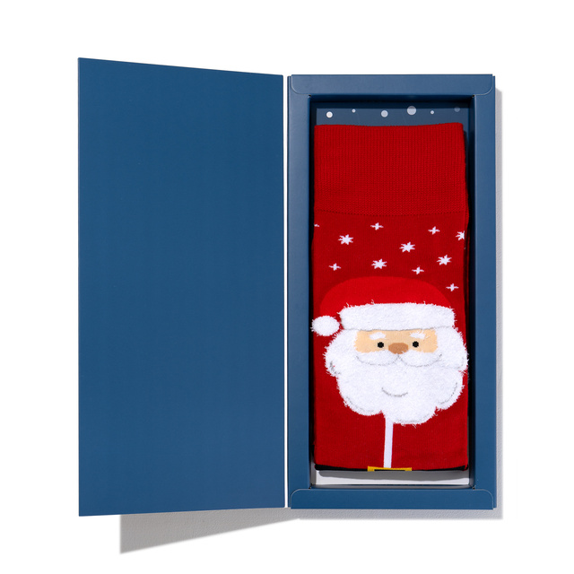 Chaussettes festives avec motif du Père Noël