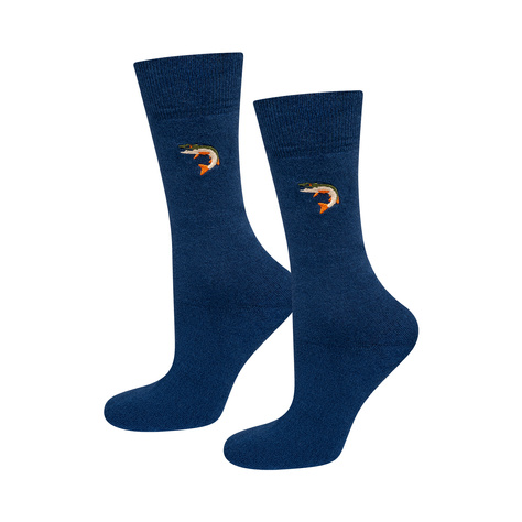 Chaussettes Hommes Colorées SOXO Atlas de Pêche - 4 Paires