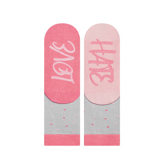 SOXO chaussettes instructions de vie - love hate