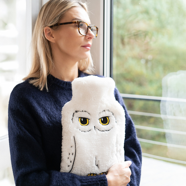 Bouillotte Harry Potter Hibou SOXO Produit original de Warner Bros. un excellent cadeau pour elle