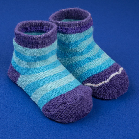 Lot de 3x chaussettes bébé SOXO en éponge pour un cadeau