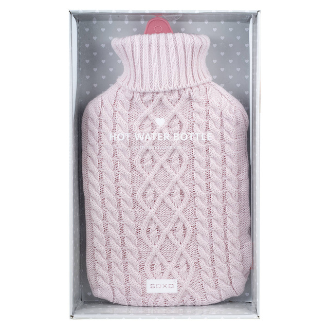 SOXO HEATER rose dans un pull pour un cadeau 