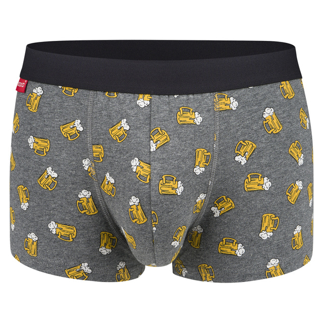 Caleçon boxeur pour homme en forme de canette de bière SOXO | Cadeau amusant | Fête des garçons | Culotte pour lui dans son emballage d'origine