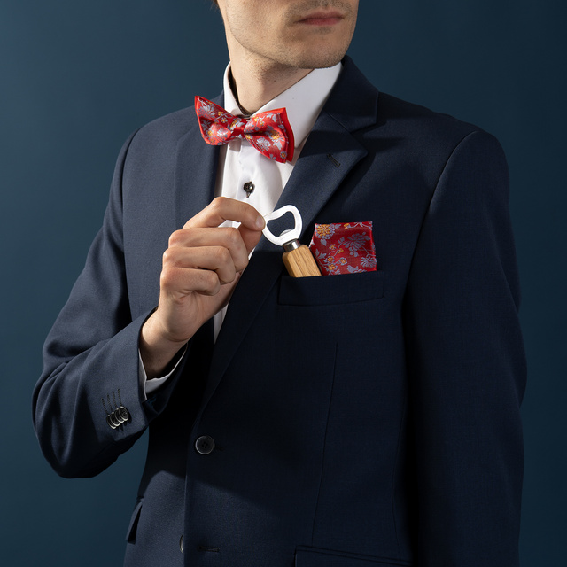 Ensemble de chaussettes pour hommes SOXO Cheers – 2 paires et un ouvre-bouteille