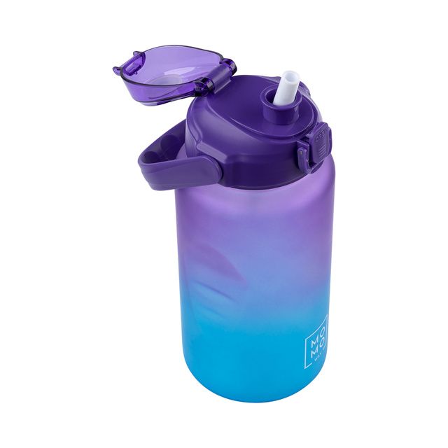 Bouteille d'eau 1.5L violet et bleu | BPA free