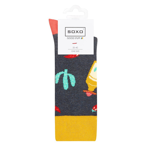 SOXO GOOD STUFF - chaussettes colorées pour hommes - Mexique  