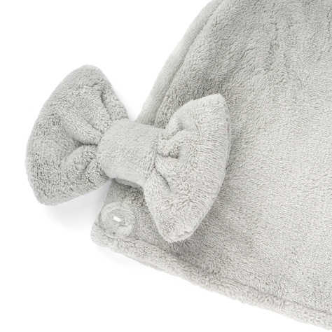 MOMO WAY turban de bain gris | serviette de bain 