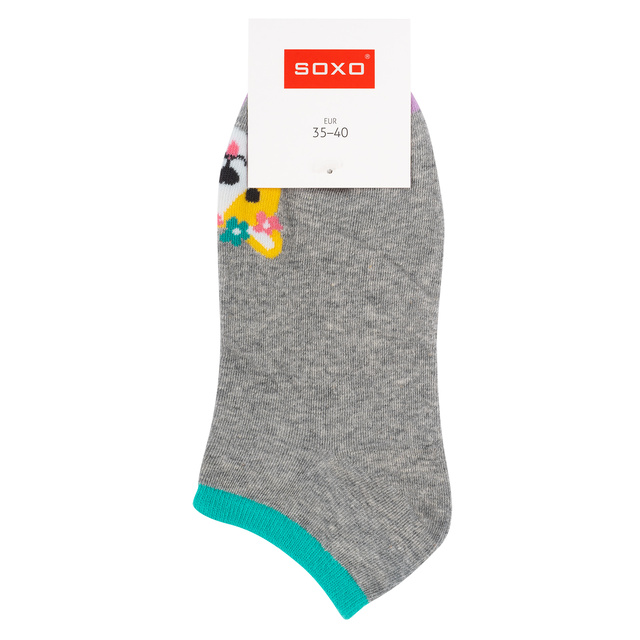 Lot de 5x chiens de pieds colorés pour dames SOXO