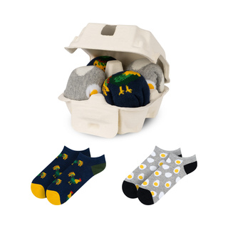 2x Pieds d'homme de Pâques SOXO colorés pour lui