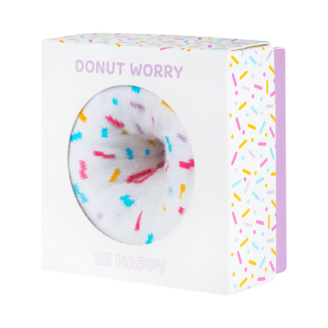 Chaussettes pour femmes SOXO GOOD STUFF donut dans une boîte