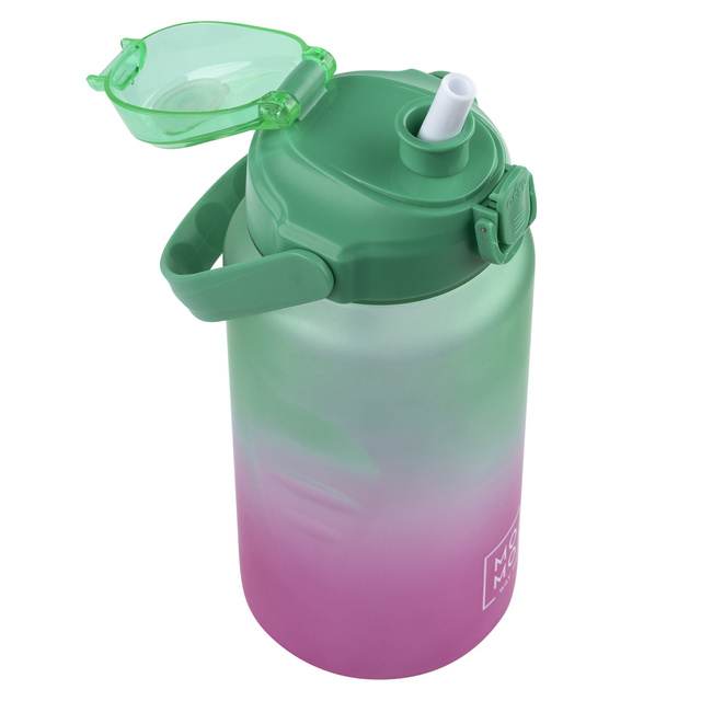 Bouteille d'eau 1,5L vert-rose | BPA free