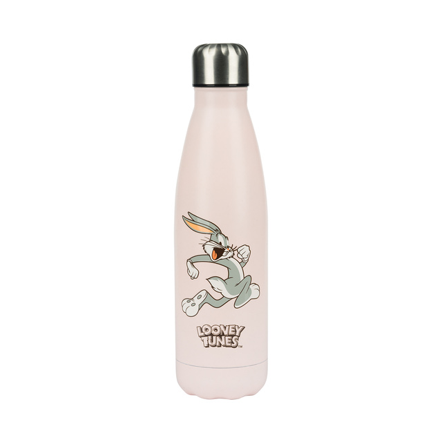 Bouteille thermique 500mL Rose | durable et pratique | Warner Bros | Bugs Bunny