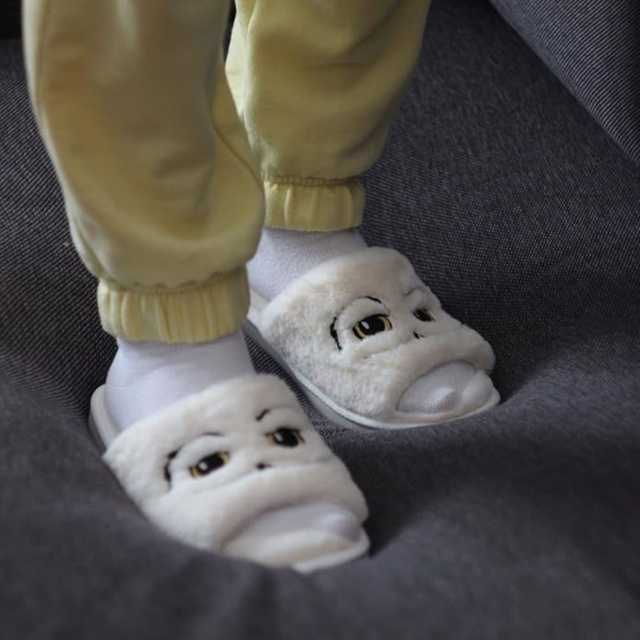 Chaussons femme Harry Potter Hibou Produit original Warner Bros., une idée cadeau joyeuse