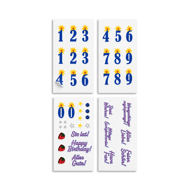 Chaussettes Carte d'anniversaire Gâteau 2 Paires