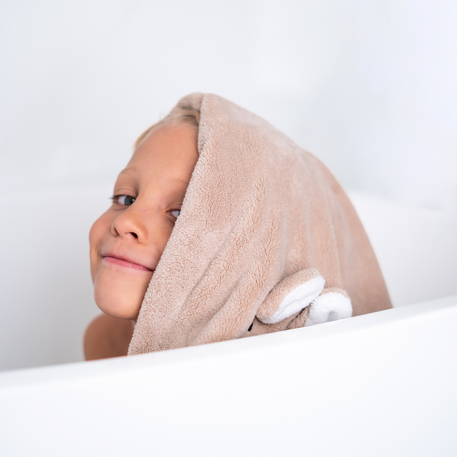 MOMO WAY serviette de bain 140x70 cm ourson