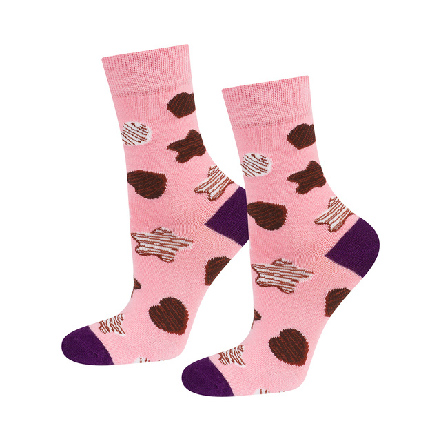 Chaussettes femme SOXO | biscuits au pain d'épice | Cadeau de Noël | le jour de la saint nicolas