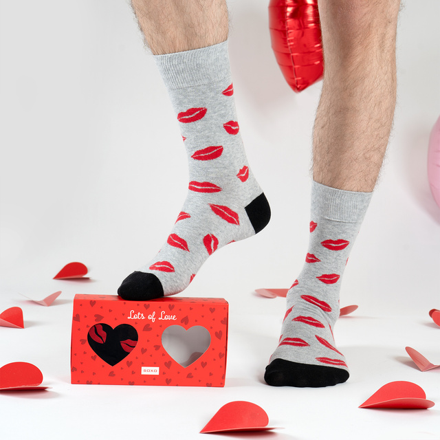 Ensemble Boxers et Chaussettes SOXO Bisou