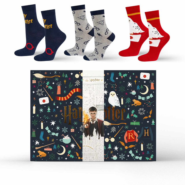 Harry Potter Calendrier de l'Avent Lot de 12x chaussettes femmes | hommes SOXO