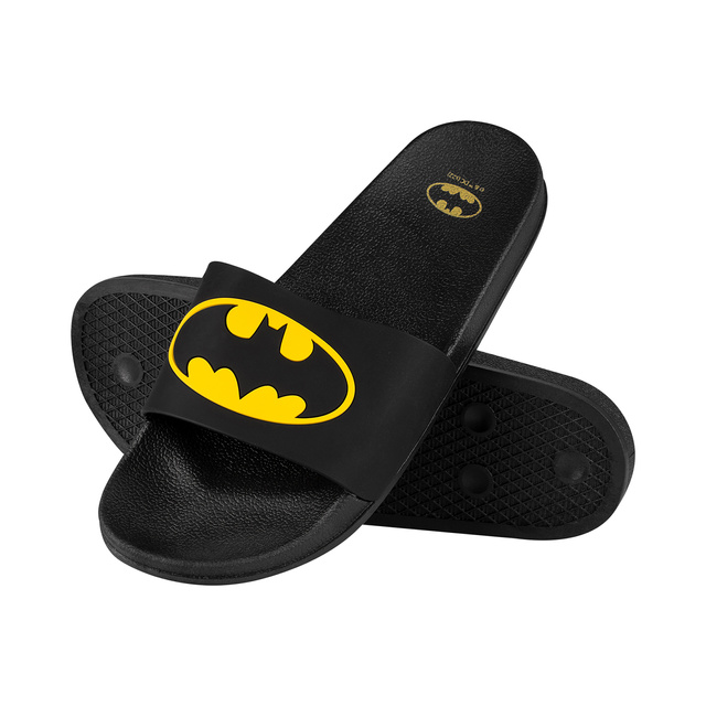 Tongs de plage Premium Femme Homme SOXO BATMAN | Idéal pour les vacances d'été et la piscine | Caoutchouc