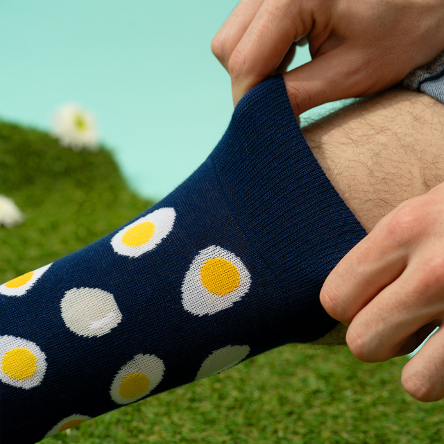 Chaussettes pour hommes SOXO œuf dur